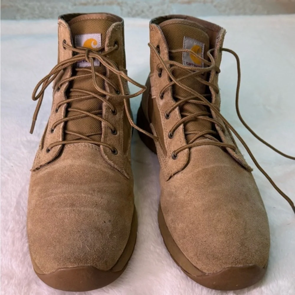 Carhartt Men's Brown Suede Lace-Up Boots